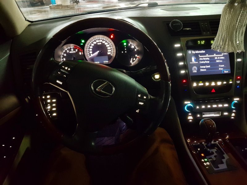 Lexus gs300 подсветка салона