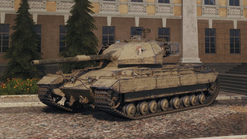 Fv402 танк