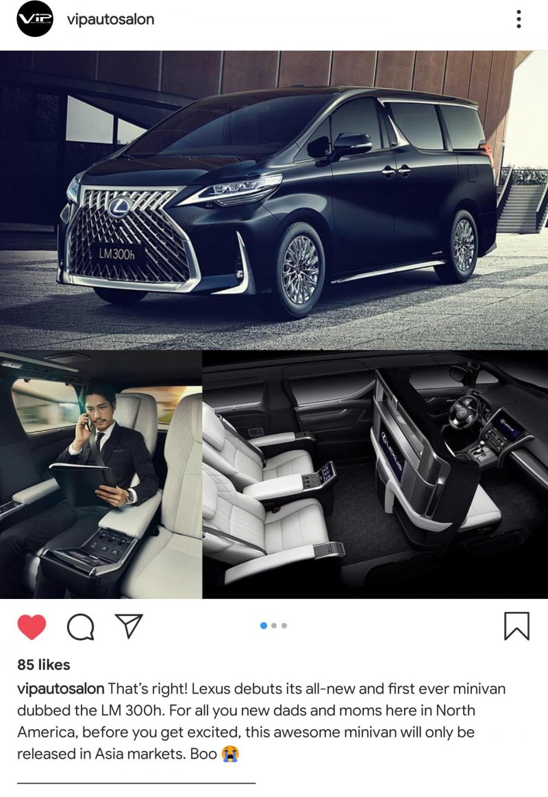 Lexus lm300h 2021