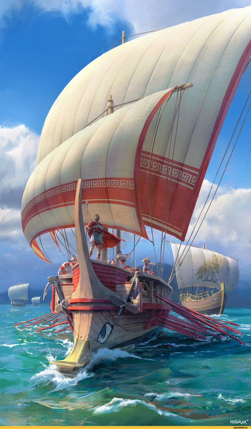 Римская трирема (Триера)