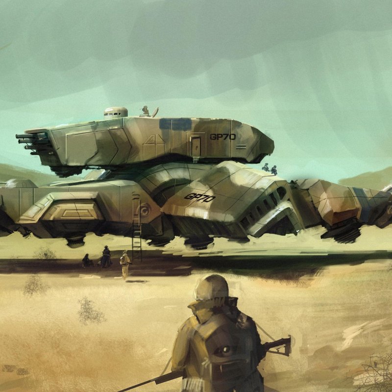 Sci Fi Ховер Tank