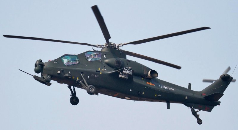 Китайский ударный вертолет WZ-10