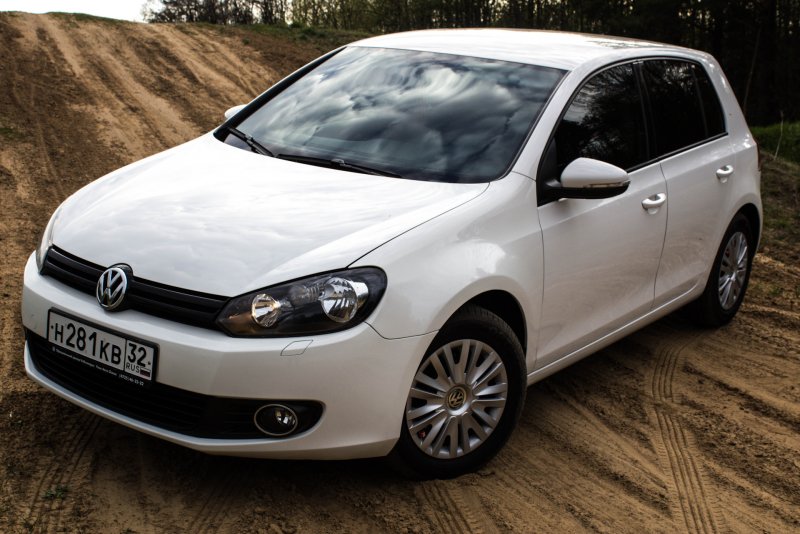 Golf 6 белый