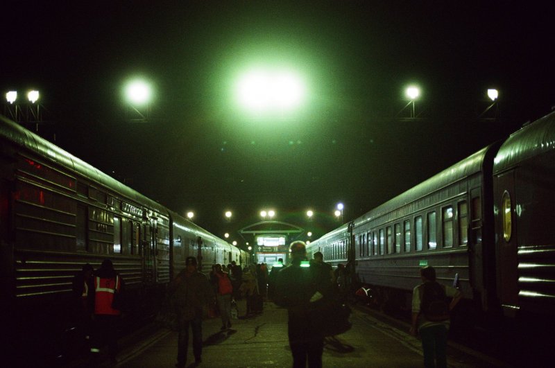 Плацкарт ночью