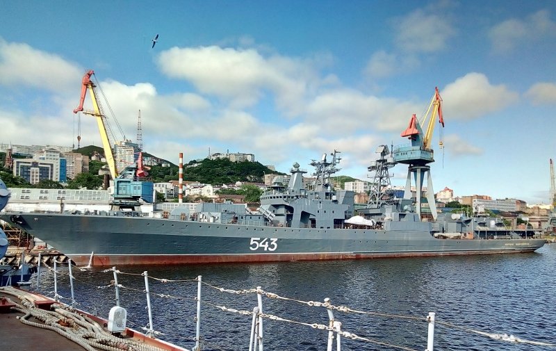 Фрегат Тихоокеанского флота «Маршал Шапошников»