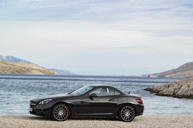 SLC Mercedes Benz жёлтый