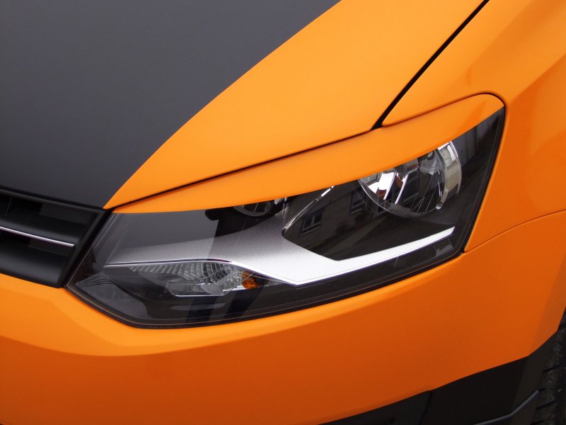 Реснички на фары Volkswagen Polo