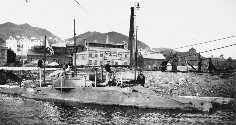 Подводная лодка сом Владивосток 1905