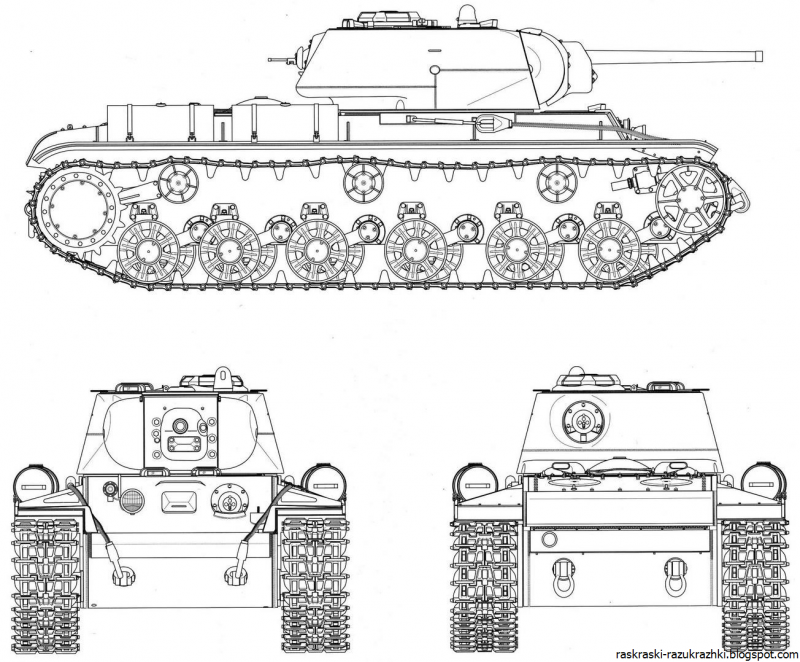 Как нарисовать танк кв 44