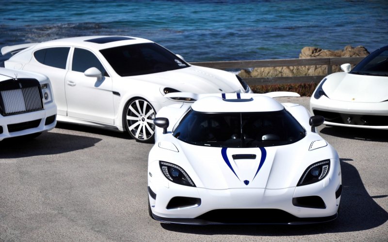 Koenigsegg Agera r белый