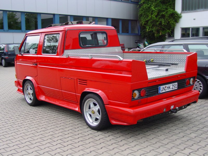 Volkswagen Transporter t3 красный