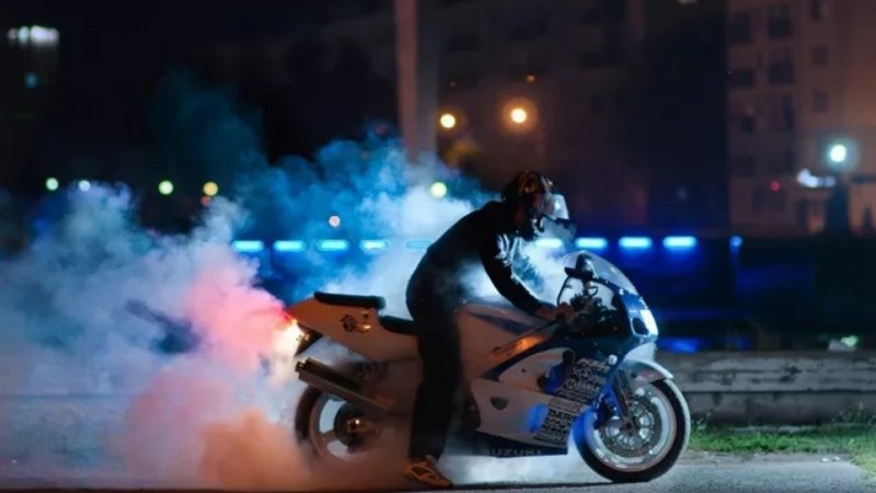 Авария в Кемерово с мотоциклистом