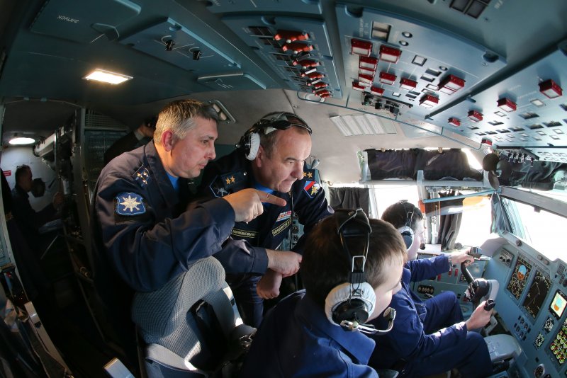 Кабина Су-25т подсветка