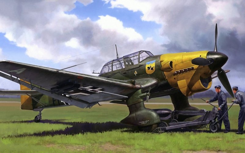 Самолет Юнкерс ju 87