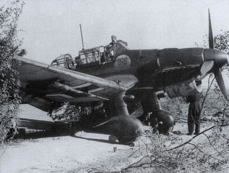 Пикирующий бомбардировщик Junkers ju 87