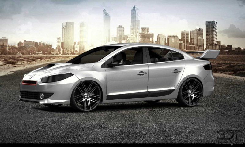 Тюнингованная Renault Fluence