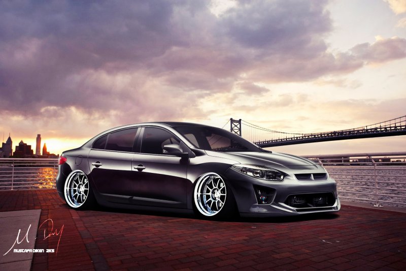 Renault Fluence stance