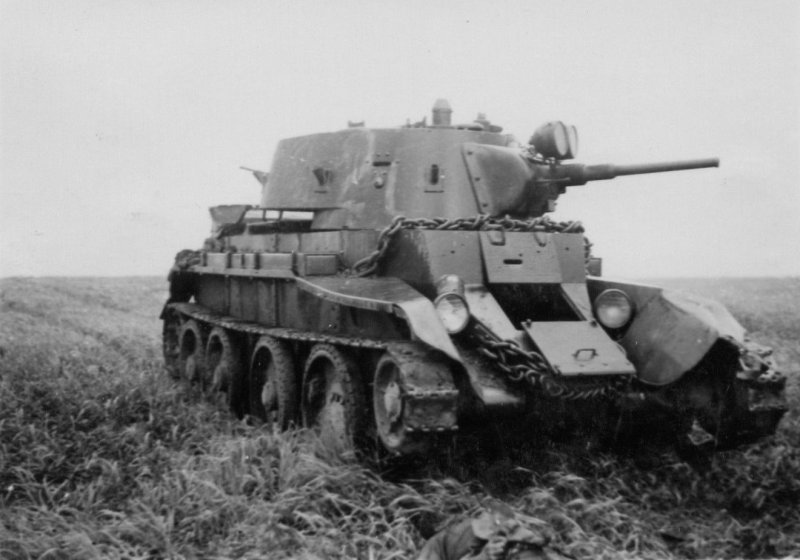 БТ-7 В бою