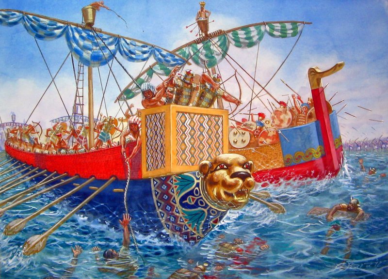 Вторжение народов моря в Египет