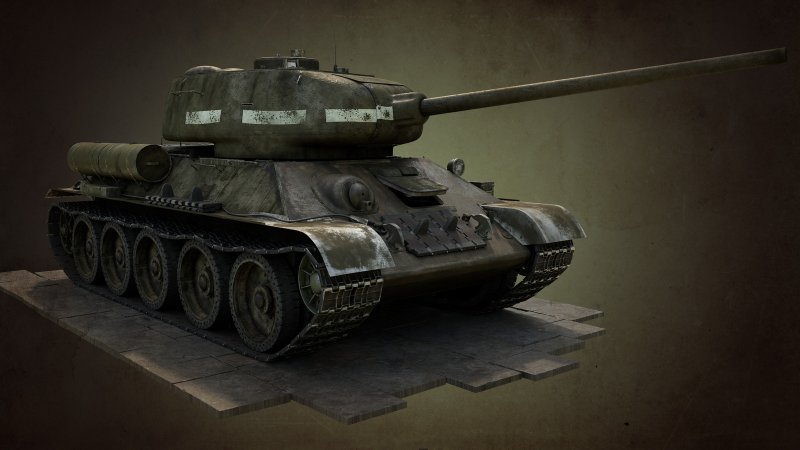 Танк т-34-85 текстура