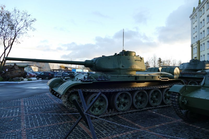 Т-34 С башней т-62