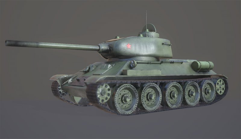 Т34-85м пушка