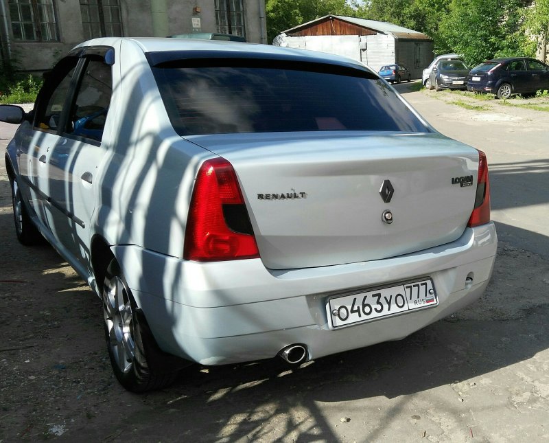 Камера заднего вида Рено Логан
