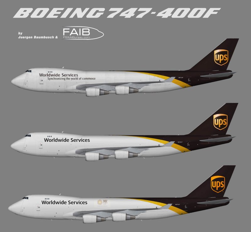 Boeing 747-400 чертеж