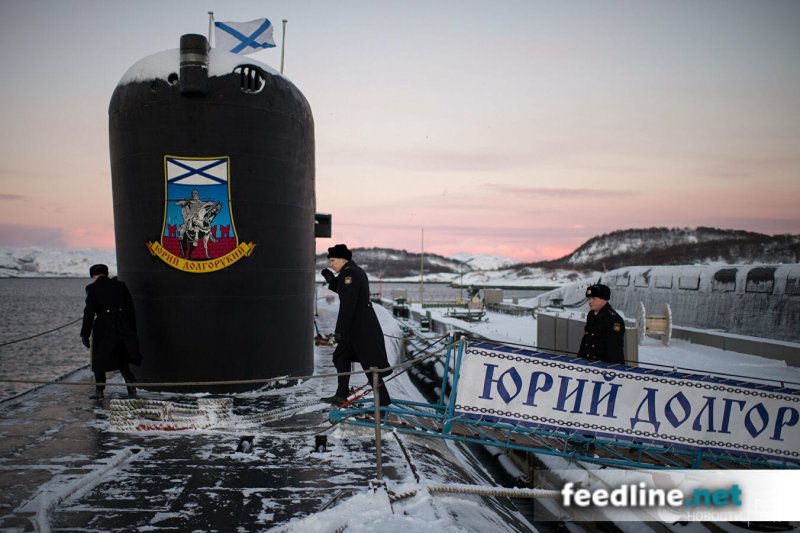 День Северного флота лодка Юрий Долгорукий