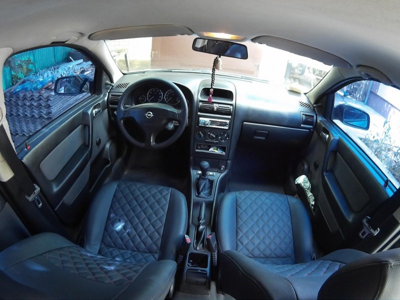 Opel Astra g 2000 хэтчбек салон