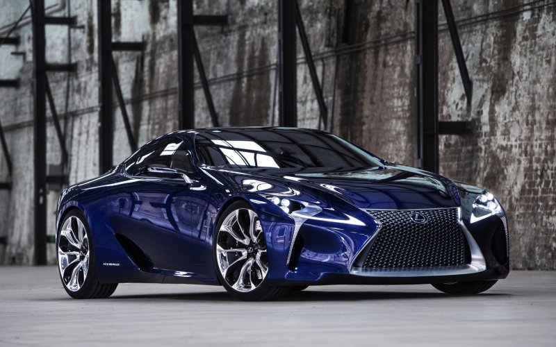 Lexus lc500 синий темно