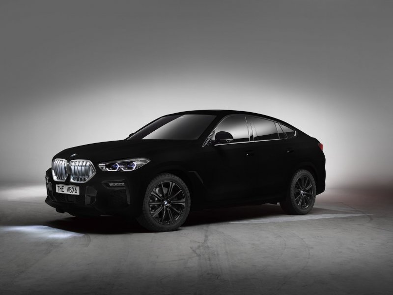 BMW x6 Vantablack