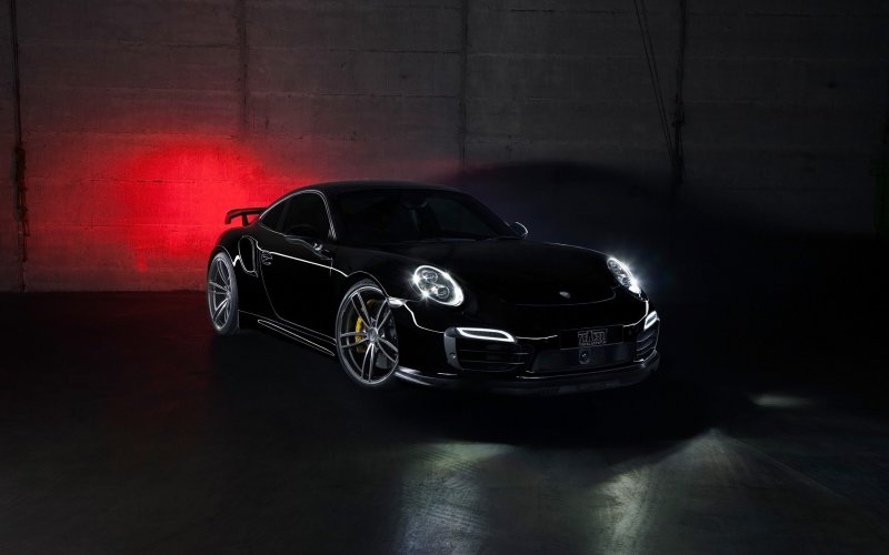 Машина Порше 911 черная