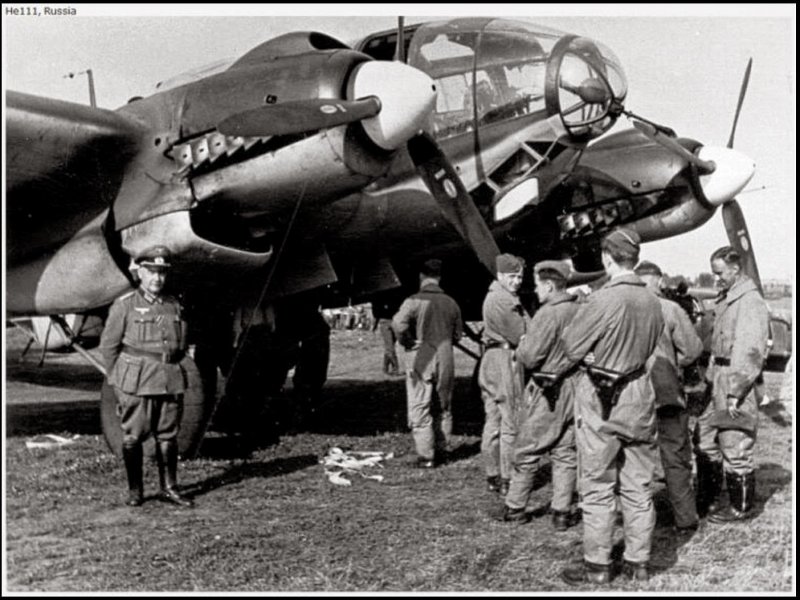 Пилоты Люфтваффе Heinkel 111