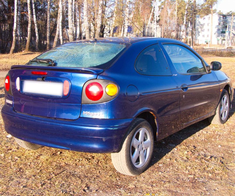 Renault Megane, 1998 черная