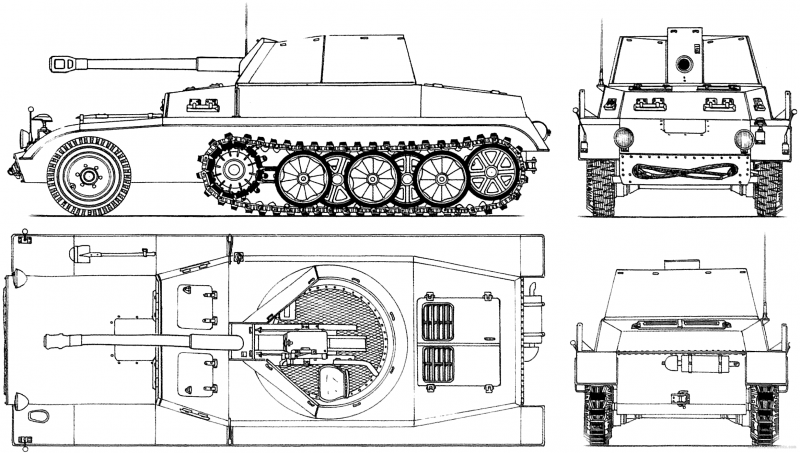 PZ IV Schmalturm чертёж