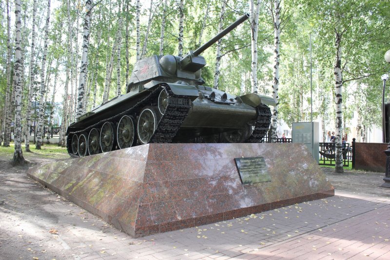 Танк т34 Ханты-Мансийск