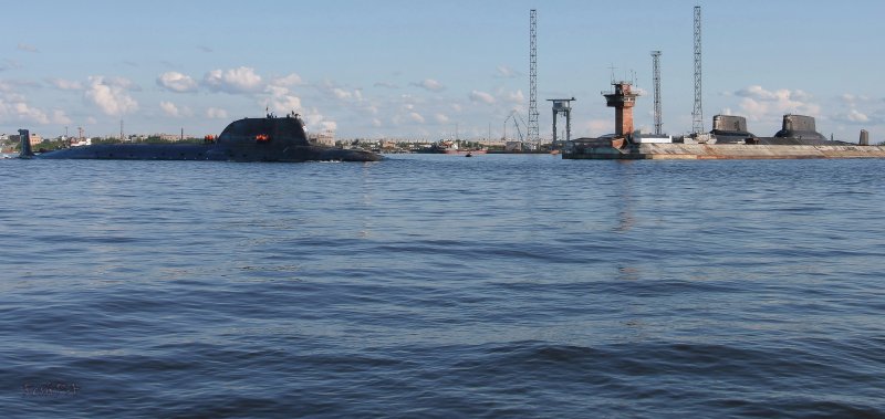 Северодвинск база подводных лодок