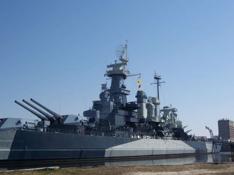 Линейный корабль США USS North Carolina (BB-55)