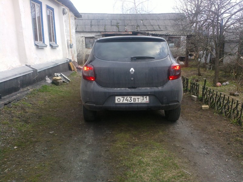 Сандеро 2015 сзади