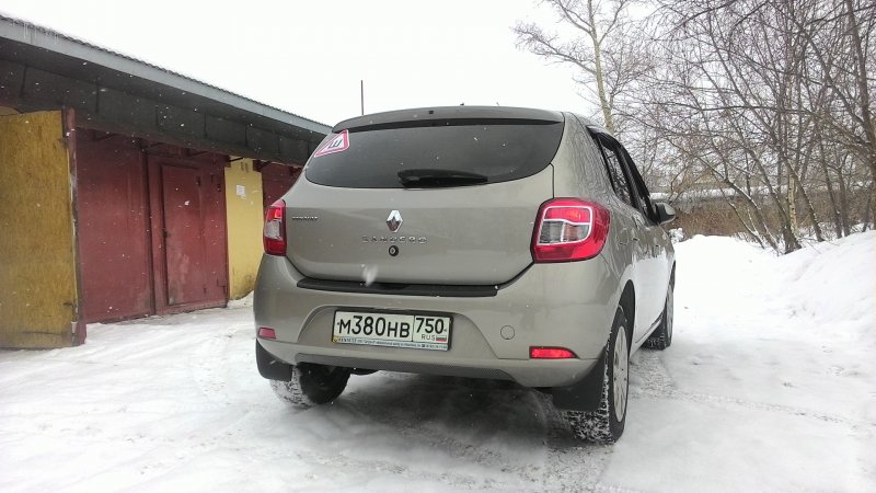 Рено Сандеро бежевый дрифт