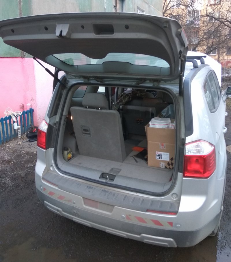 Chevrolet Orlando 2014 багажник