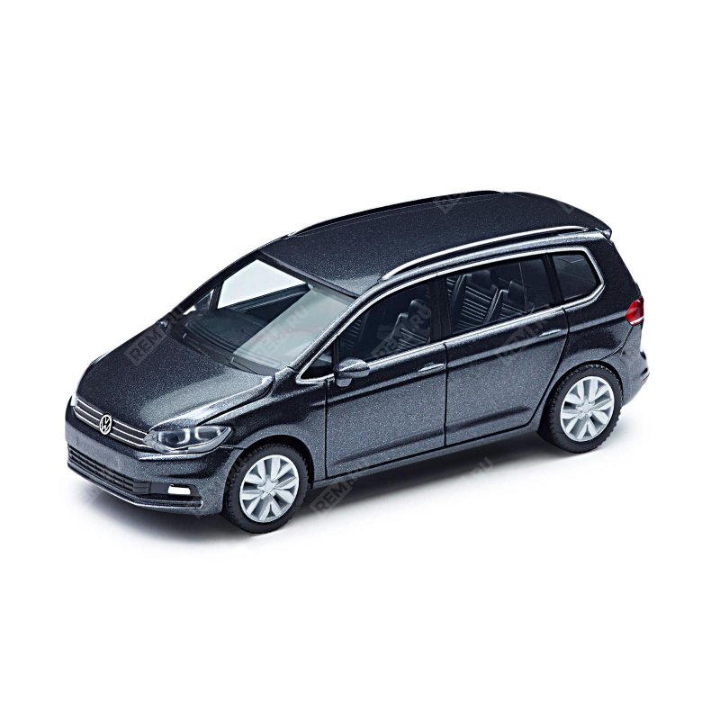Модель автомобиля Volkswagen Touran, Indium Grey Metallic, 1:87