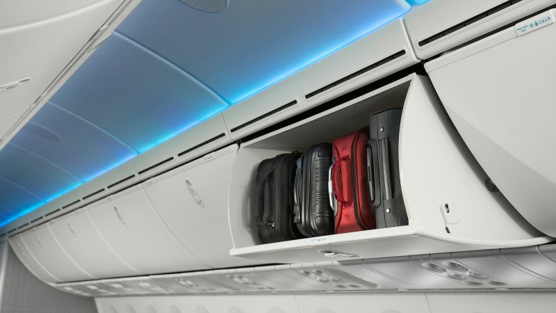 B763 самолет багажный отсек
