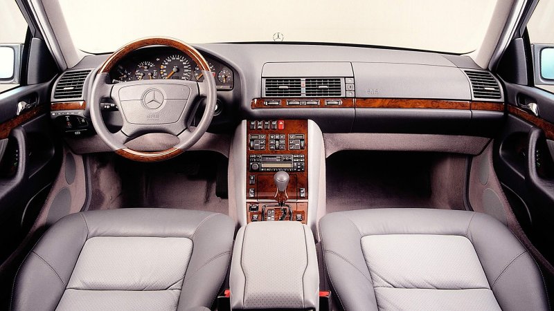 Mercedes Benz w140 s600 салон
