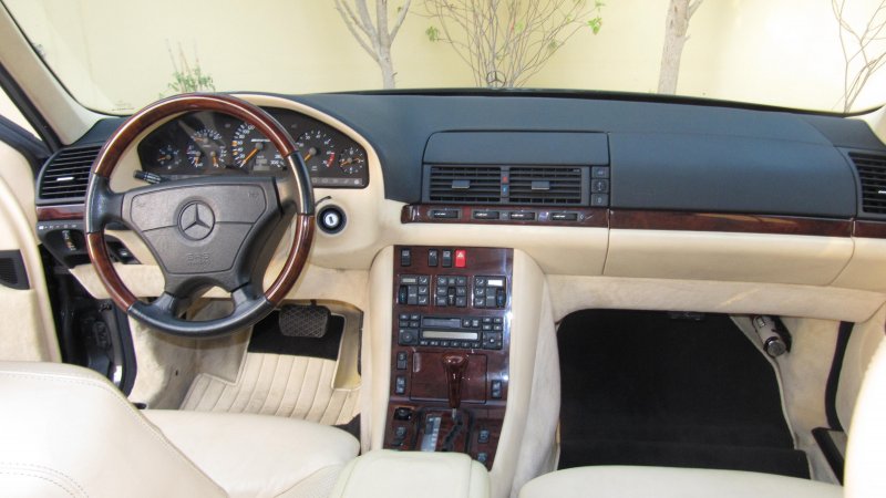 Мерседес w140 s600 v12 салон
