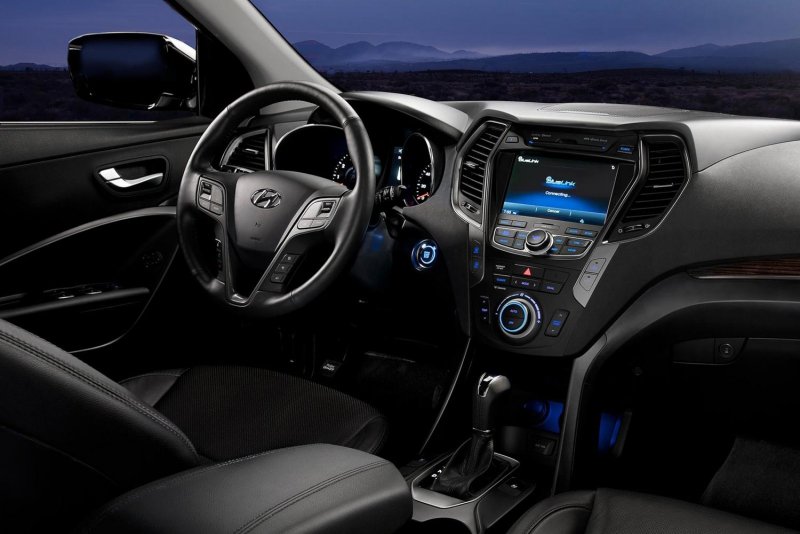 Hyundai Santa Fe 2015 салон