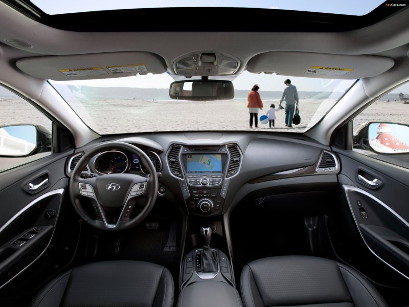 Hyundai Santa Fe 2014 салон