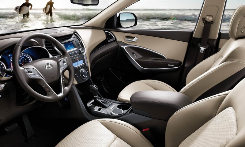 Hyundai Santa Fe 2021 салон