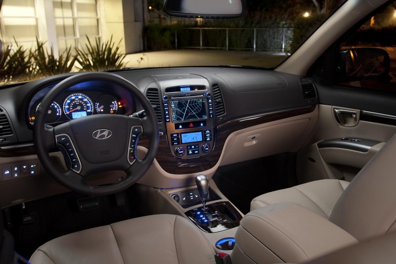 Hyundai Santa Fe 2012 салон